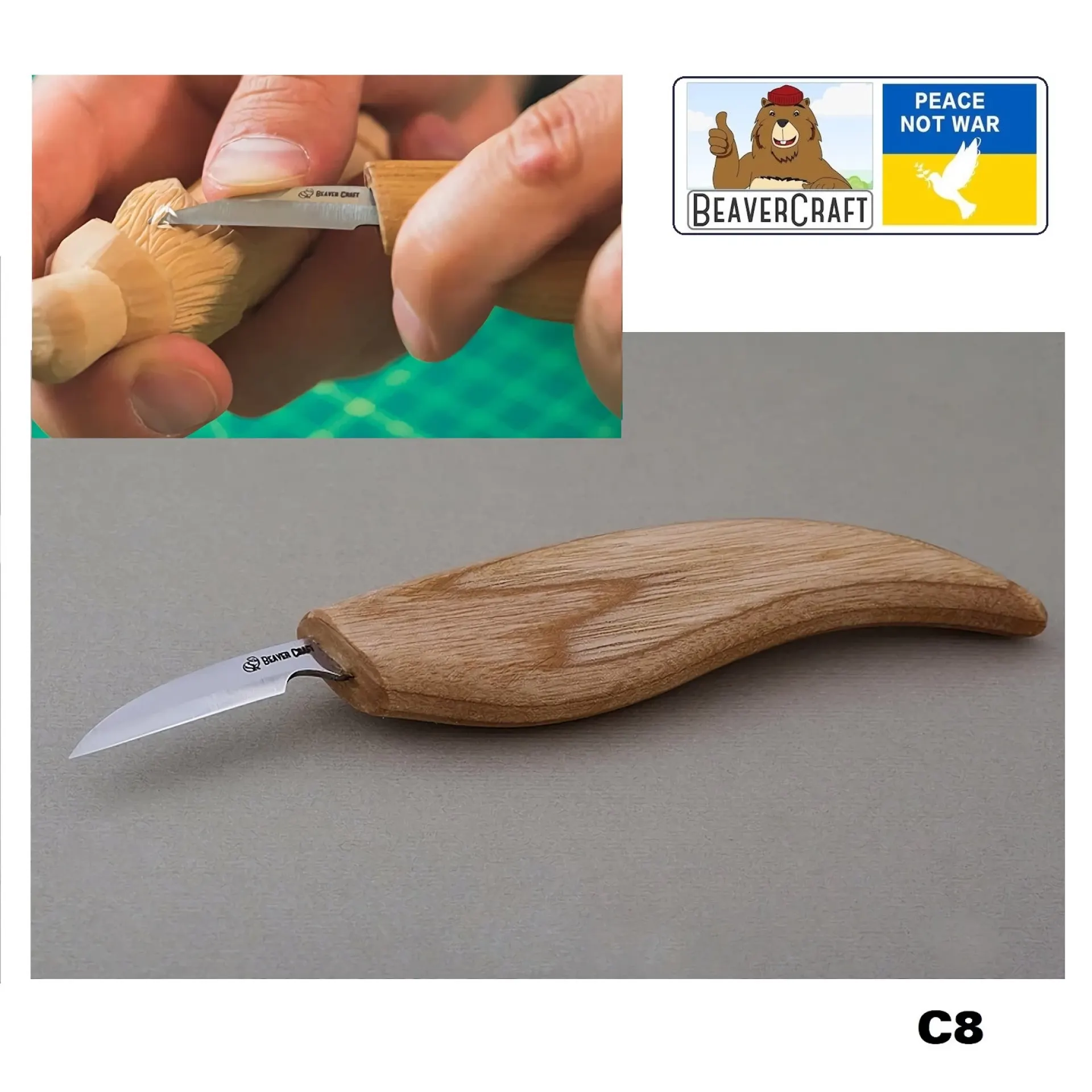 Houtsnijmes C8 Beavercraft